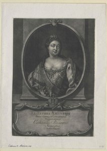 Imperatrice di Russia Caterina I da Artist Unknown