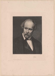 Friedrich Hebbel (stampa) da Artist Unknown