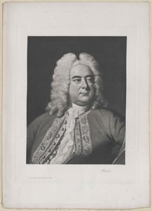 Georg Friedrich Haendel (stampa) da Artist Unknown