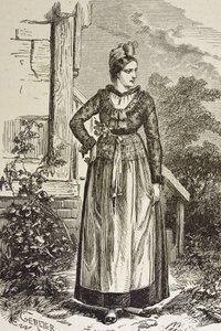 Germania (XIX secolo). Società (1879). Alsazia. Donne della regione. In questo momento, l