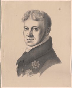 Grigori Alexandrovich Barone von Stroganov (stampa) da Artist Unknown