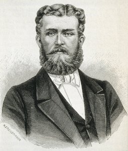 HOHENZOLLERN-SIGMARINGEN, Leopoldo (1835-1905). Fratello del re Carlo I di Romania e padre del futuro re Ferdinando di Romania. Incisione