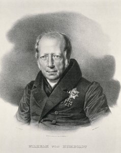 HUMBOLDT, Wilhelm von (1767-1835). Statista e filosofo tedesco. Litografia da Artist Unknown