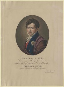Heinrich conte Reuss zu Greiz da Artist Unknown