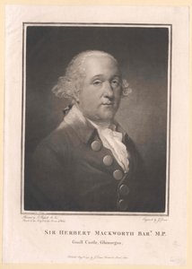 Herbert baronetto Mackworth da Artist Unknown