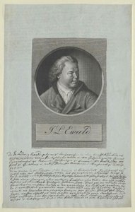 Johann Ludwig Ewald (stampa) da Artist Unknown