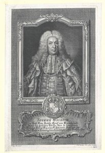 Johann William conte di Wurmbrand-Stuppach (stampa) da Artist Unknown