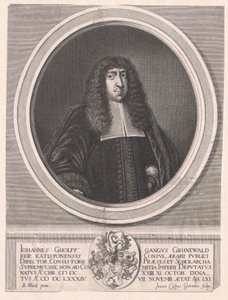 Johann Wolfgang Gruenewald (stampa) da Artist Unknown