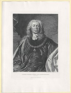 Joseph Wenzel conte del Liechtenstein da Artist Unknown