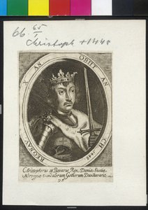 Re di Danimarca e Svezia Christoph III da Artist Unknown