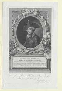 Re di Prussia Federico II da Artist Unknown