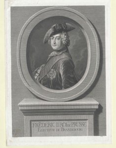 Re di Prussia Federico II da Artist Unknown