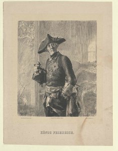 Re di Prussia Federico II da Artist Unknown
