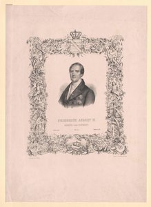 Re di Sassonia Federico Augusto II da Artist Unknown