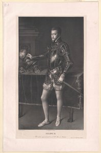Re di Spagna Philipp II da Artist Unknown
