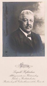 Leopold Hofkirchner (stampa) da Artist Unknown