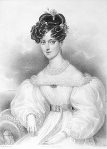 Marie Charlotte baronessa di +1841 Kerpen da Artist Unknown