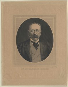 Moritz Barone Hirsch su Gereuth da Artist Unknown