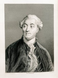 Jacques Necker, finanziere e statista svizzero al servizio della Francia (incisione)