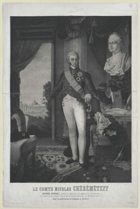 Nikolai Petrowitsch conte Sheremetev da Artist Unknown