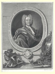 Nikolaus Bartholomew Barone von Danckelmann (stampa) da Artist Unknown