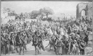 Occupazione del principe ereditario Rodolfo a Gerusalemme da Artist Unknown