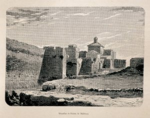 Palma di Maiorca. Mura (incisione) da Artist Unknown