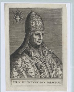 Papa Felice IV (stampa) da Artist Unknown