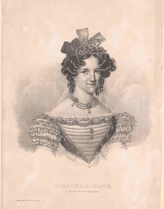 Principessa di Baviera (1792-1873) Caroline da Artist Unknown
