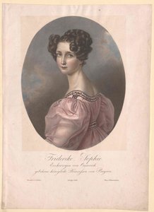 Principessa di Bayern-Zweyb.-Birkenfeld Sophie (stampa) da Artist Unknown