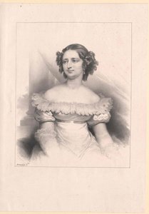Principessa di Holstein-Sonderburg-Augustenburg Carolina da Artist Unknown