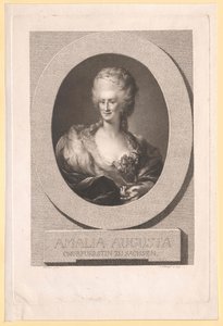 Principessa di Pfalz-Zweibruecken-Birkenfeld Amalie Auguste da Artist Unknown
