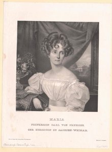 Principessa di Saxe-Weimar Eisenach Maria da Artist Unknown