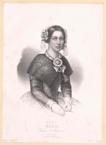Principessa di Saxe Altenburg Marie da Artist Unknown