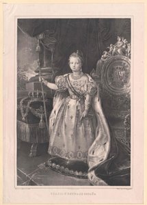 Regina di Spagna Isabella II da Artist Unknown