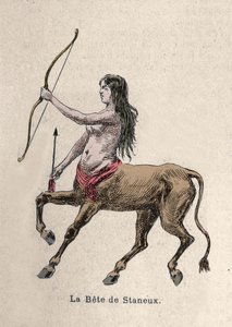 Rappresentazione della Bete di Staneux Illustrazione da Artist Unknown