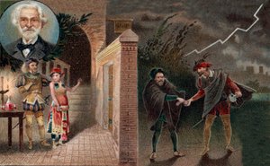 Rigoletto impiega Sparafucile per uccidere il Duca - Atto 3 scena 4 dall