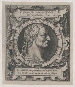 Imperatore romano Galba (stampa) da Artist Unknown