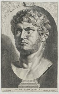 Imperatore romano Nerone (stampa) da Artist Unknown