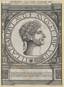 Imperatore romano Tiberio da Artist Unknown