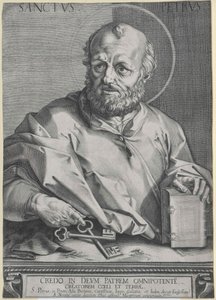 Il santo apostolo Pietro da Artist Unknown