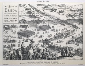 Il campo spagnolo di fronte a Breda (replica diretta del sesto frammento dell
