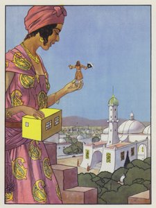 Illustrazione per I viaggi di Gulliver di Jonathan Swift da Artus Scheiner