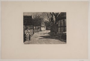 Una strada di campagna