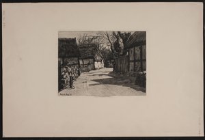 Una strada di campagna