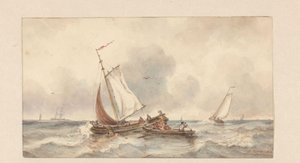 Navi in mare da Ary Pleijsier (signed by artist)