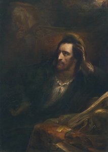 Faust nel suo studio, firmato e datato in basso a destra Ary Scheffer 1831