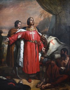 Francese: Saint Louis visiterant les pestiférés da Ary Scheffer