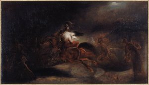 Lénore, les morts vont vite, 1830 circa (olio su tela) da Ary Scheffer