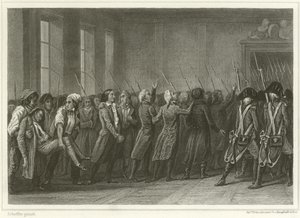 I girondini marciarono verso la morte da Ary Scheffer